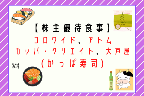 返却不要 コロワイド 株主優待 40000円 アトム ウォーターフォード  